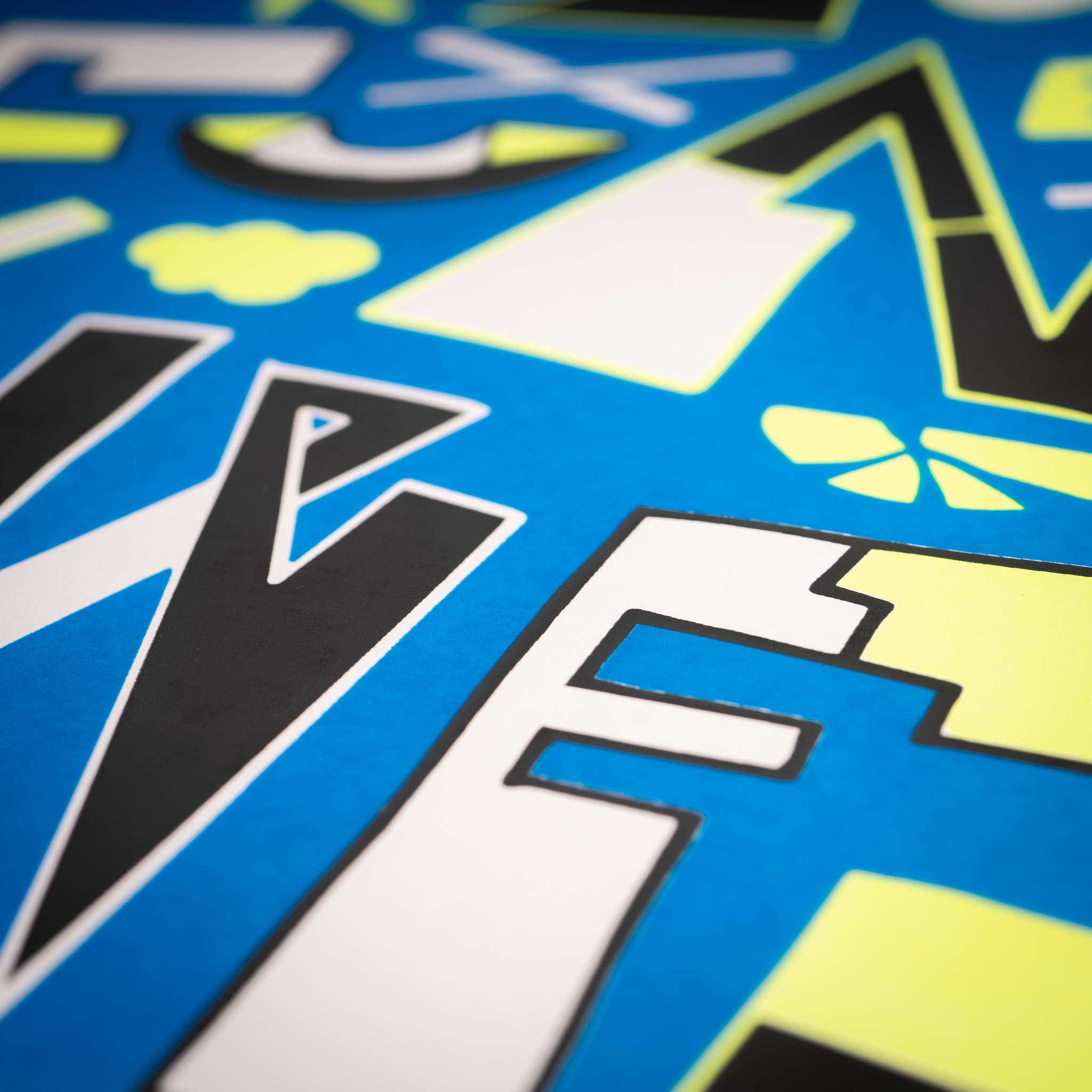VeloPoster Original Screenprint Series - Cycling is Funkin' Awesome by Alphabad