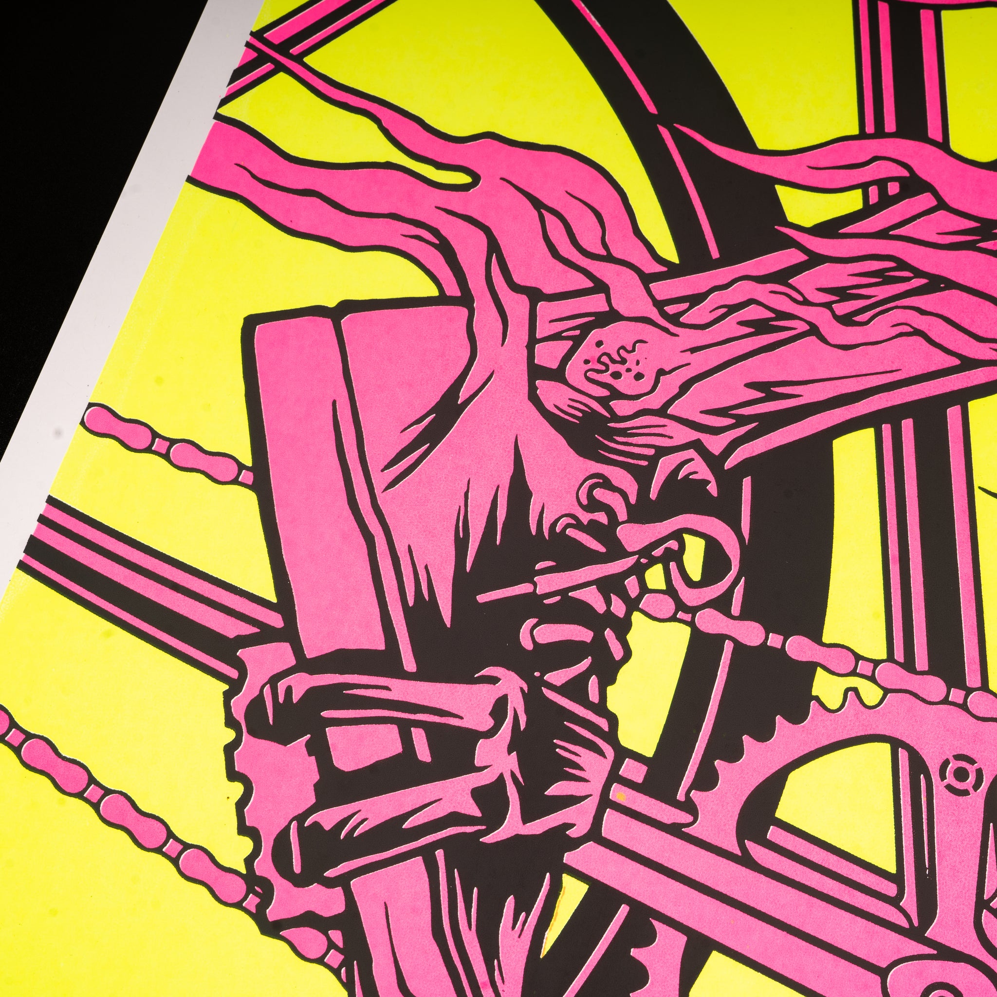 VeloPoster Original Screenprint Series - SPEED & DESTROY II by Coti (Tiar Sukma)