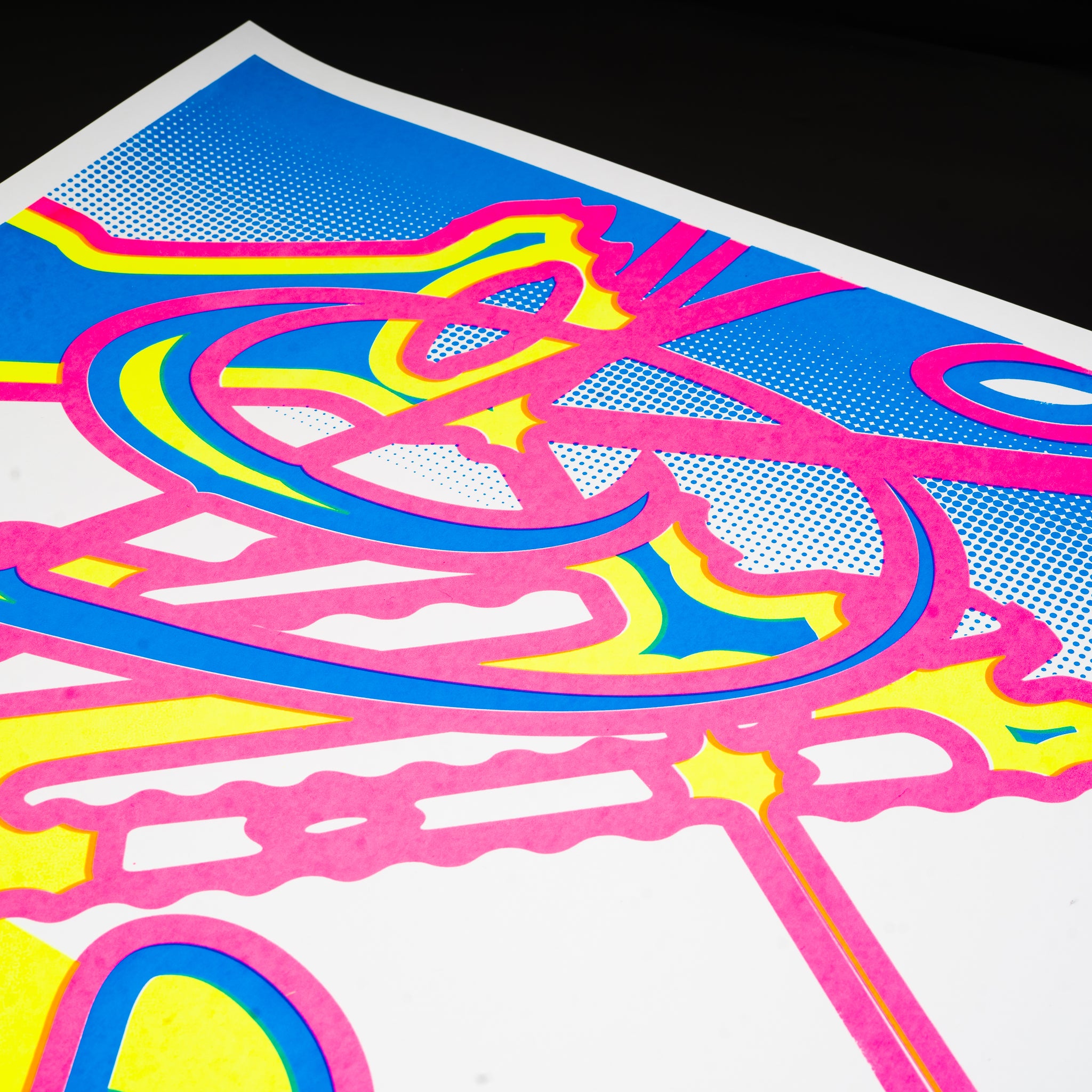 VeloPoster Original Screenprint Series - Bicycle Waltz by Ratta Bill
