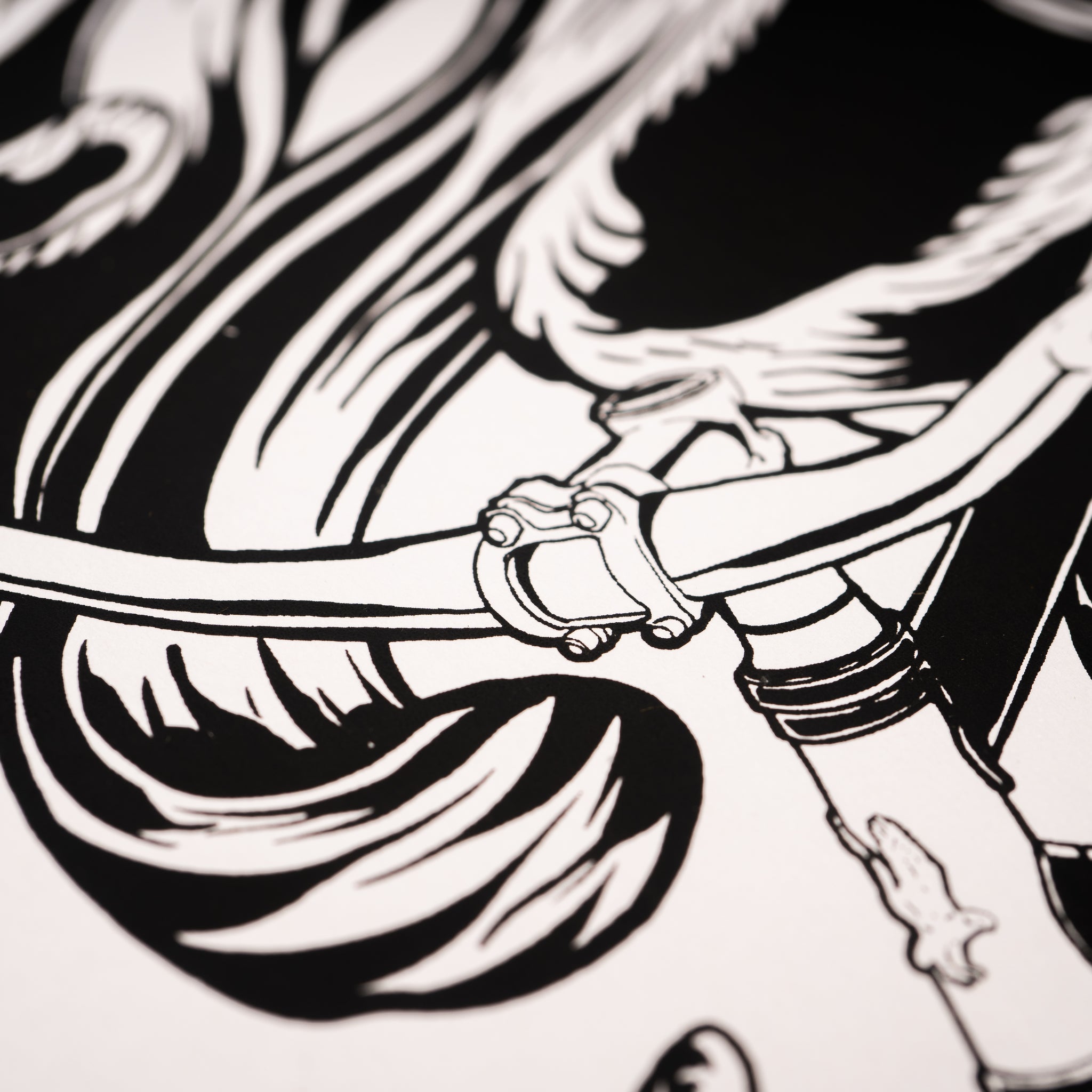 VeloPoster Original Screenprint Series - Kicau by Rukmunal Hakim