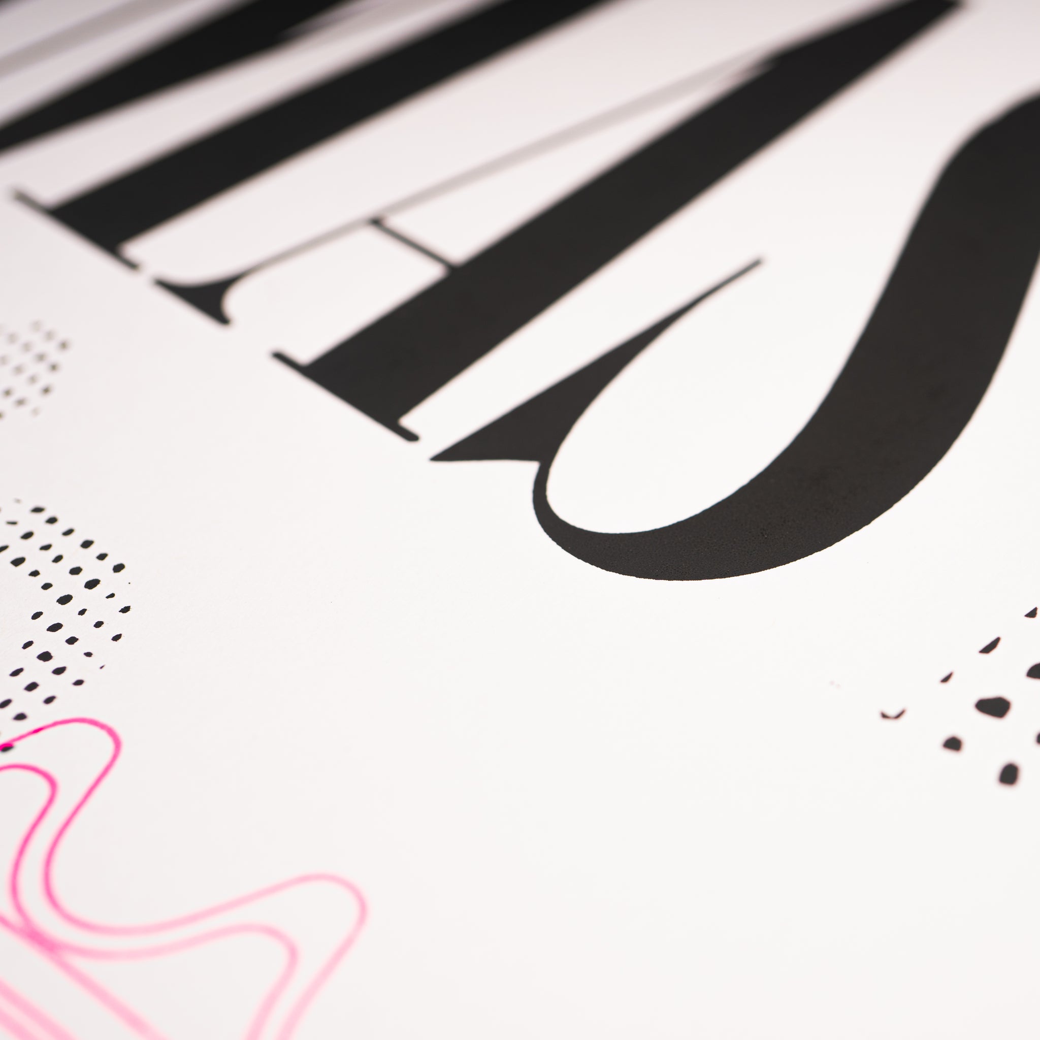 VeloPoster Original Screenprint Series - NAMASTRACK by TRACKJEKARDA