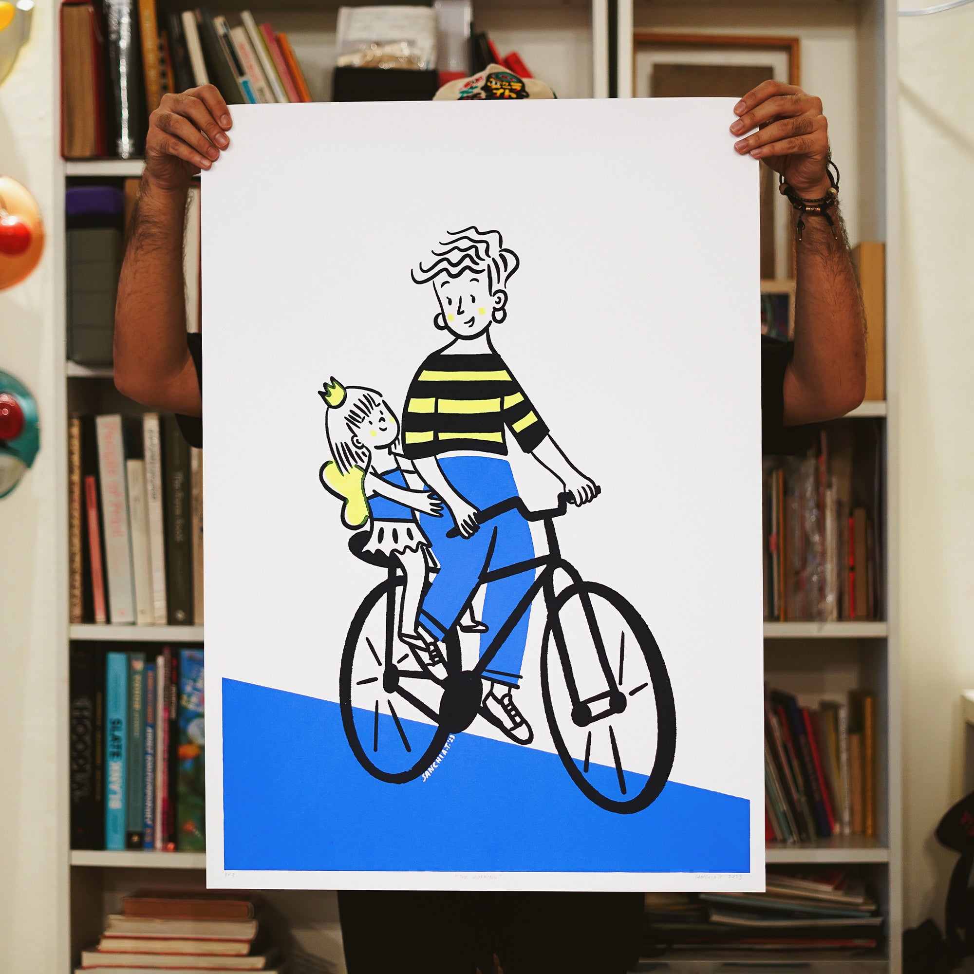 VeloPoster Original Screenprint Series - This Morning by Sanchia