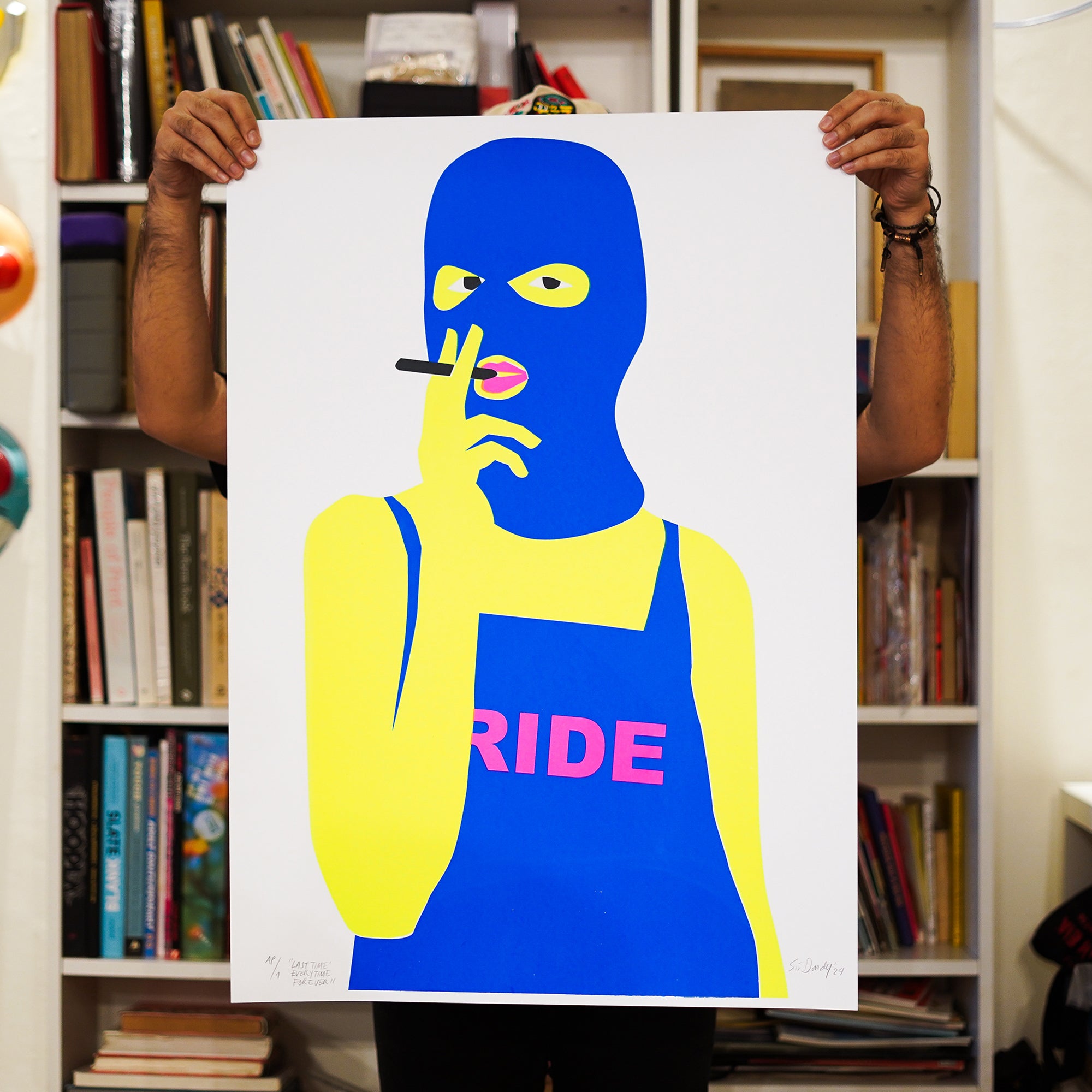 VeloPoster Original Screenprint Series - Last Time Every Time Forever by Sir Dandy