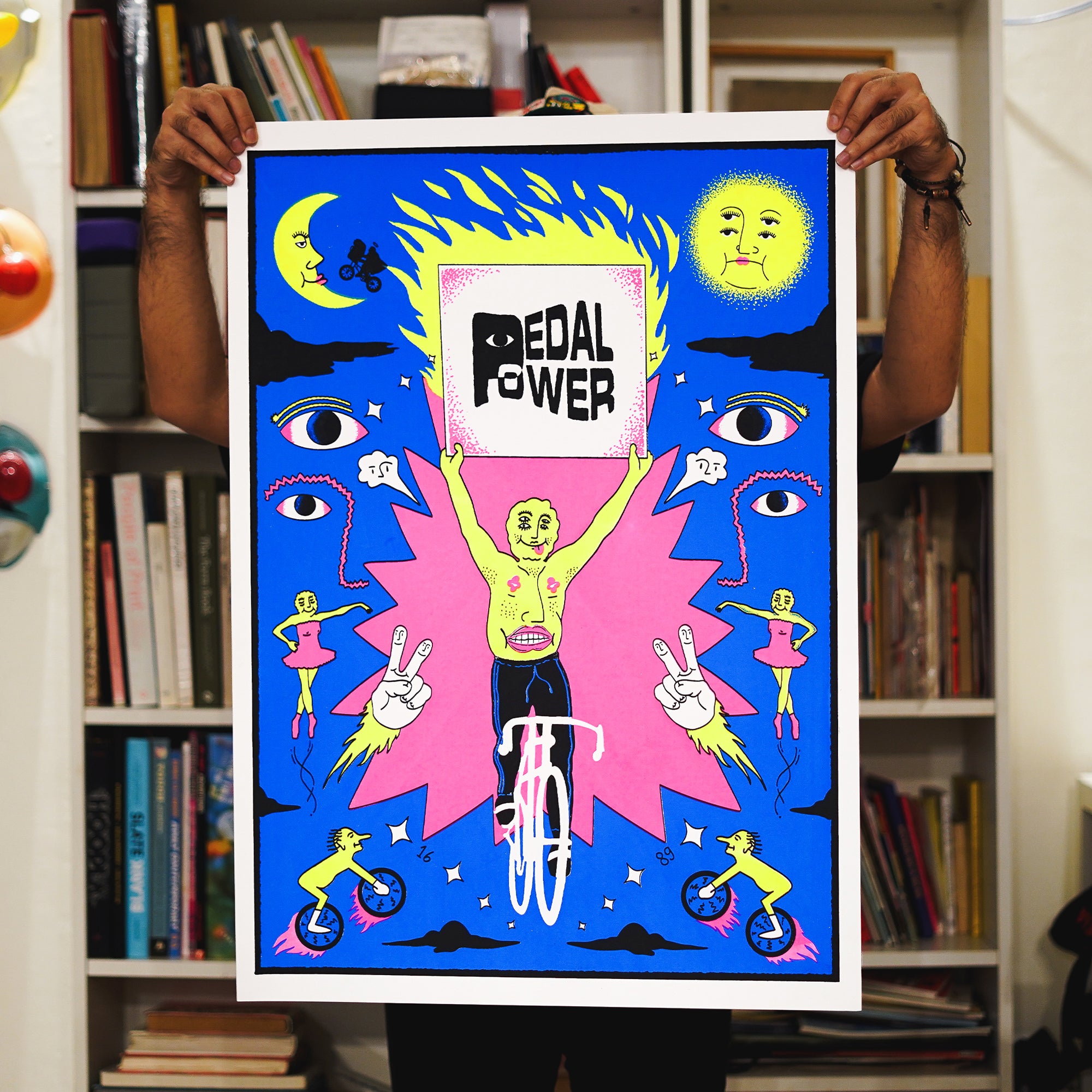 VeloPoster Original Screenprint Series - Day & Night by Briannixa