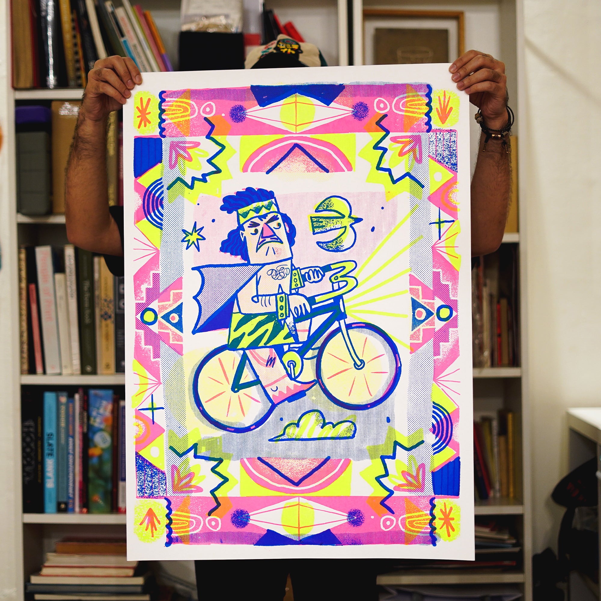 VeloPoster Original Screenprint Series - The Leap by Dicky Saputra