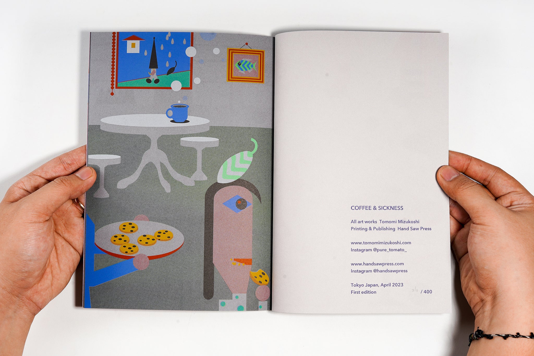 Coffee & Sickness by Tomomi Mizukoshi x Hand Saw Press