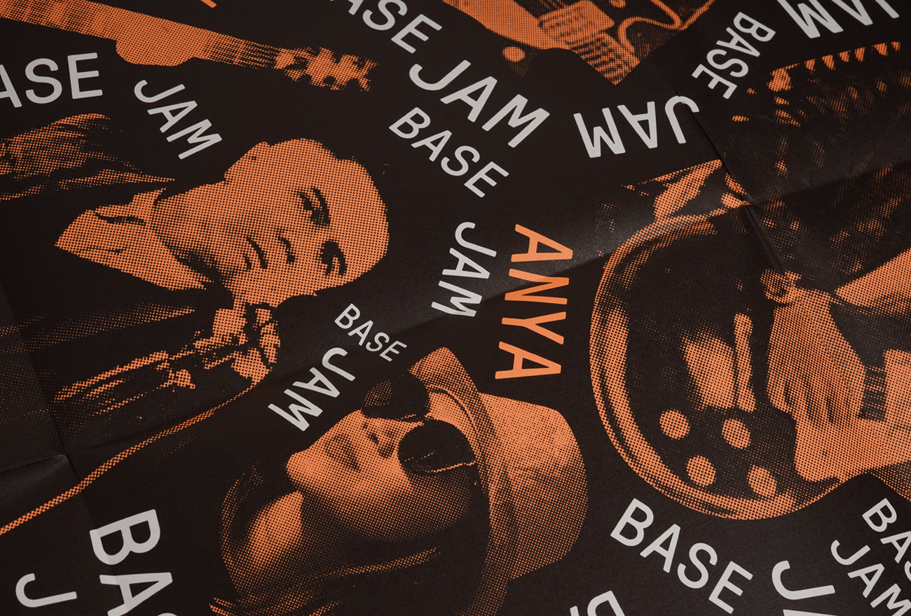Poster Lipat Base Jam 25th by Binatang Press