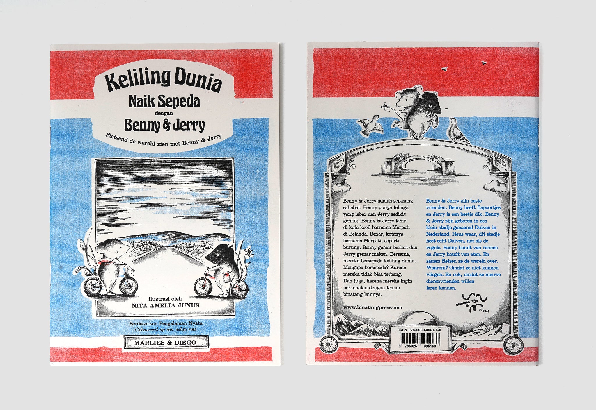 Keliling Dunia Naik Sepeda dengan Benny & Jerry from Diego & Marlies published by Binatang Press