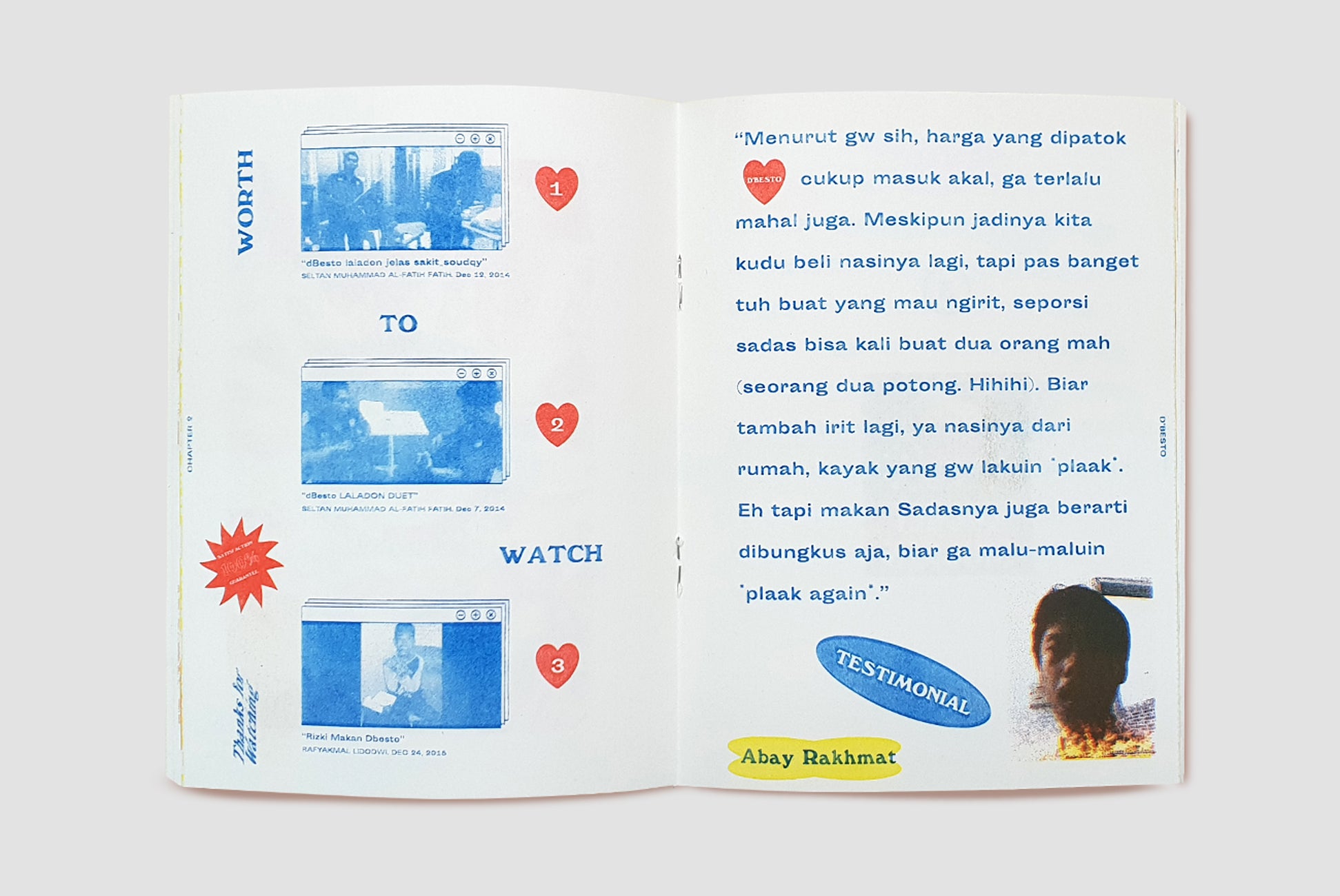 An Ode To Friend Chicken from Fran Hakim published by Binatang Press